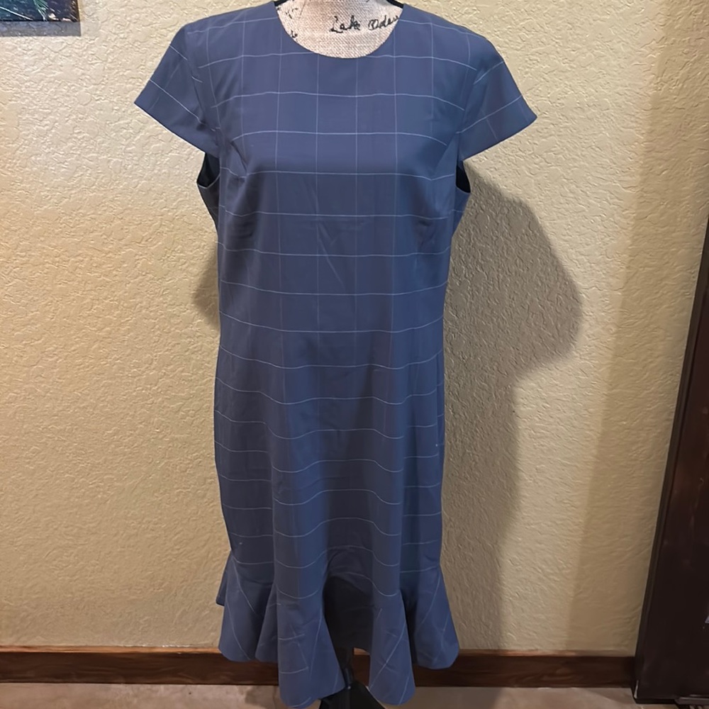 Banana Republic gray, striped dress, size 16T, NWT | offer in description